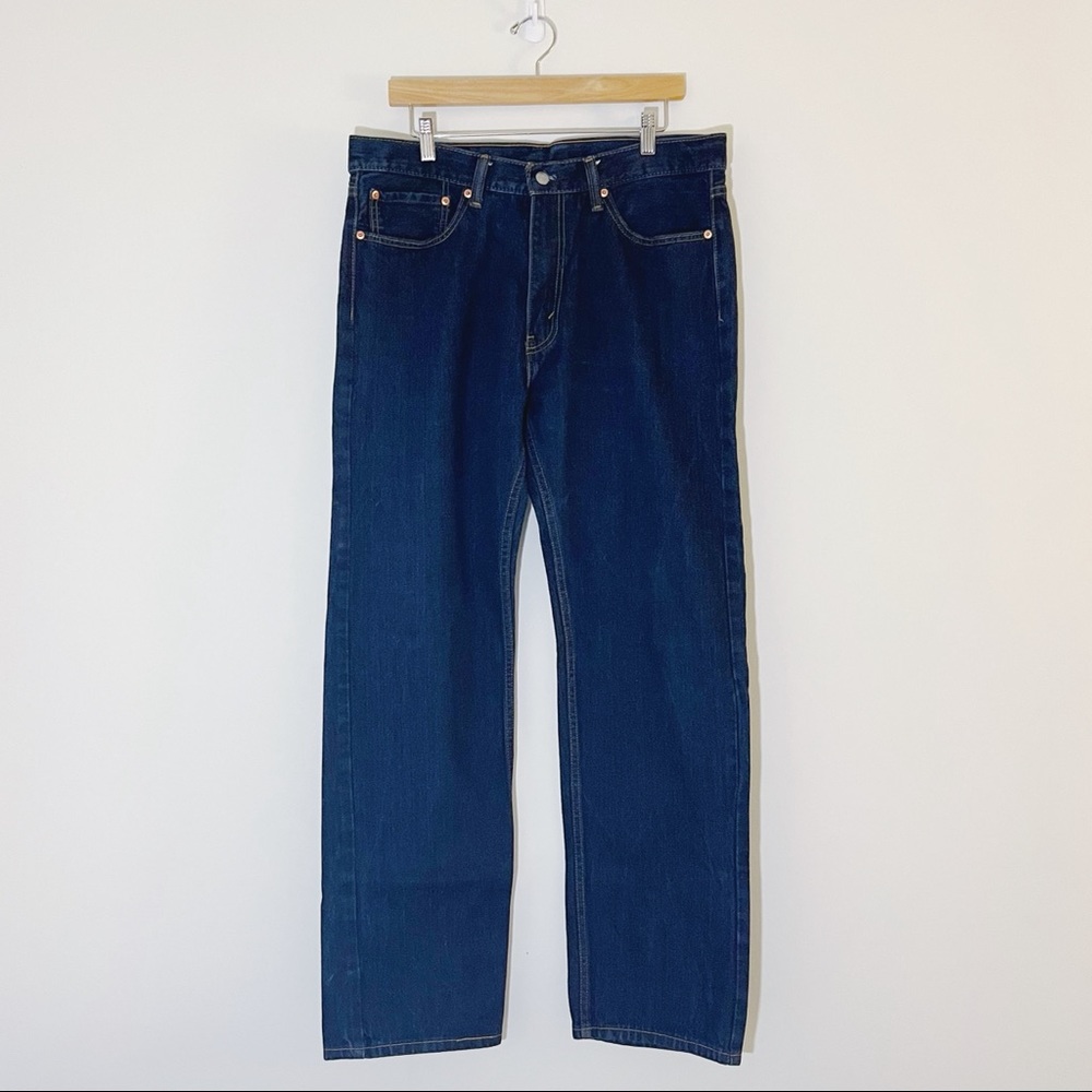 Men’s NWOT Levi’s 505 Regular Fit Dark Wash Jeans Size 36x34